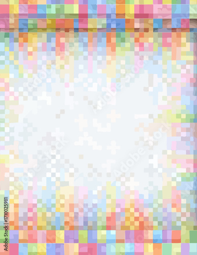 Ilustração vetorial abstrata com textura pixelada suave