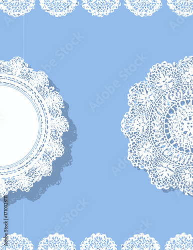 Ilustração vetorial de dois bilros de renda em estilo minimalista