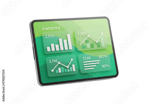 Sales Growth Analysis, Business Stats, Digital Report, Online Environment, Data Visualization
