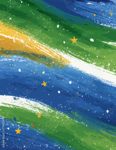 Padrão vetorial abstrato sem emendas: listras coloridas vibrantes