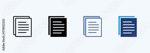 Copy Multiple Style Icon Collection
