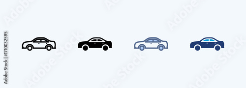Car Multiple Style Icon Collection