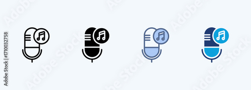 Music Multiple Style Icon Collection