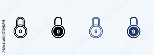 Lock Multiple Style Icon Collection