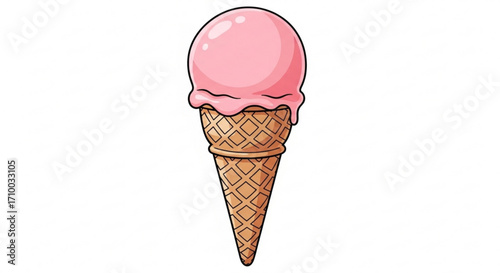 Delicious cartoon style hot dog illustration for fast food restaurants and food related designs and graphics