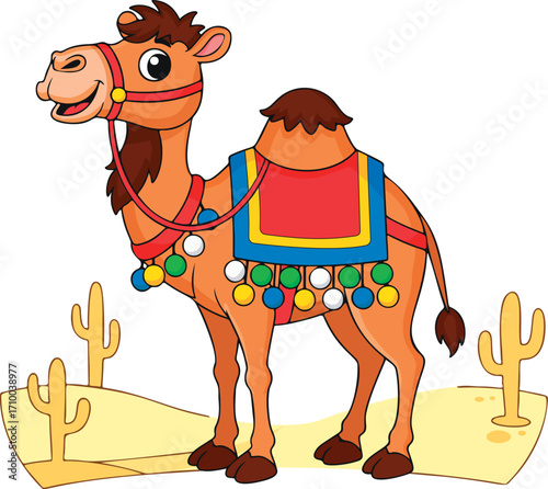 Cute Cartoon Camel