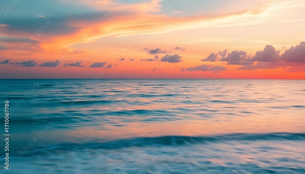 Obraz premium sunset over the sea