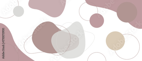 ベージュの流体シェイプ背景
Beige fluid shapes background