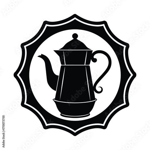 Vintage Coffee Break Silhouette