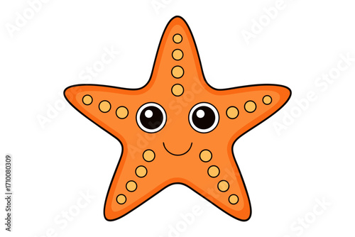 starfish isolated on white