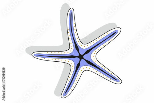 starfish isolated on white background