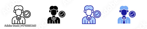 Candidate  Icon Set Multiple Style Collection