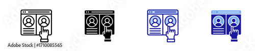 Selection  Icon Set Multiple Style Collection