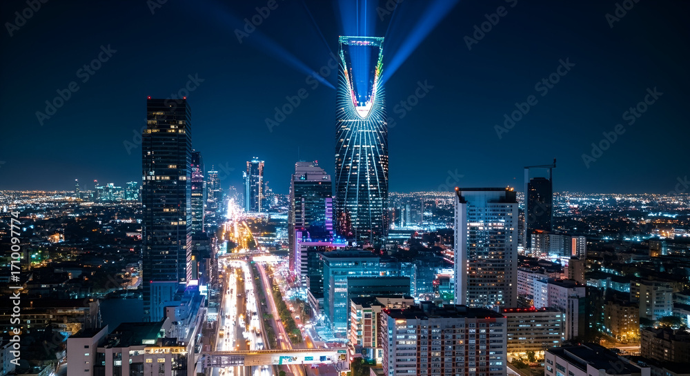 custom made wallpaper toronto digitalhong kong skyline at night