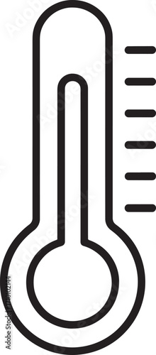 thermometer symbol for temperature measurement and weather icons illustration line art royalty free stock photos premium quality