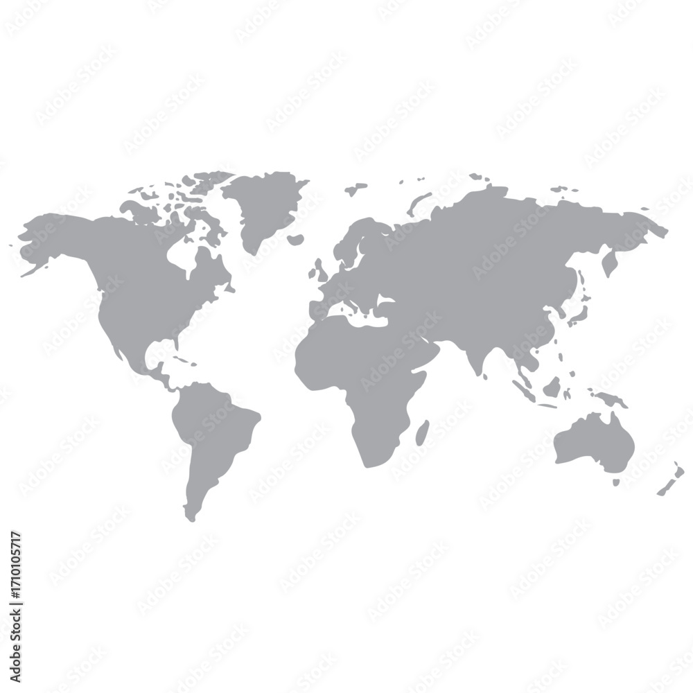 Fototapeta premium World Map Outline