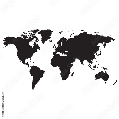 World Map Silhouette