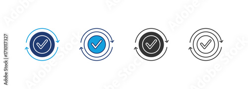 Consistency Icon Set Multiple Style Collection