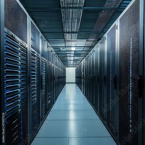 Modern technology cloud storage design with neon glow effect high resolution picture