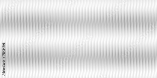 The glassy background design creates a delicate, airy feel—a vector illustration. Soft grey, frosted acrylic with a reeded, wavy surface. Fluted door window close-up.Ribbed glass texture background. 