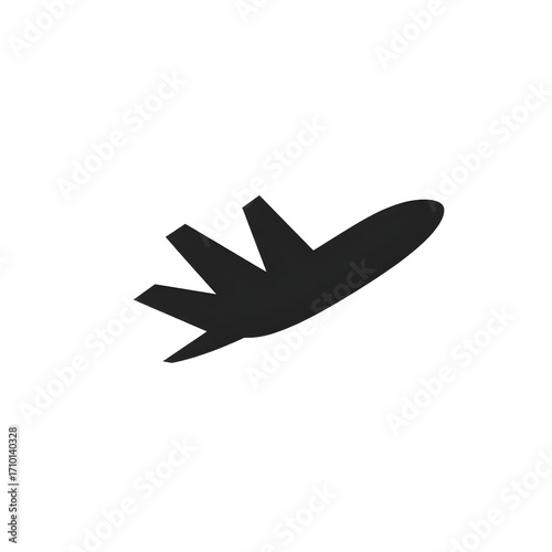 Free Download Minimal Flight Icon Vector Illustration - GFXLoad