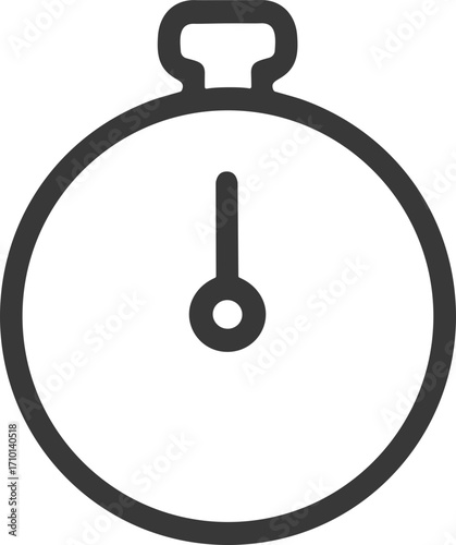 Countdown or time measurement stopwatch icon
