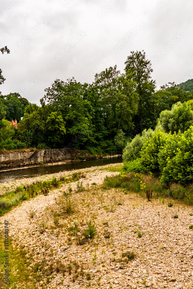 Obraz premium Rio Sella en Cangas de Onís, Asturias, España.
