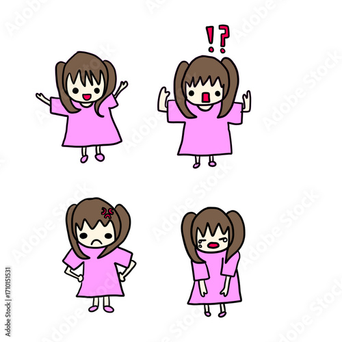 表情いろいろ