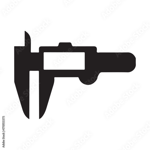 Precision digital caliper solid tool design