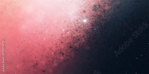 Explosion of colorful light and texture behind raindrops on a dark window