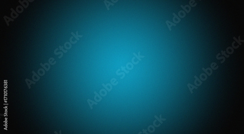 Teal Gradient Spotlight on Black Background dark