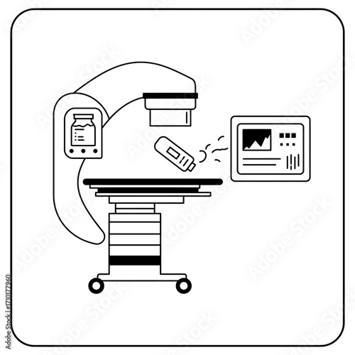 radiotherapy cancer treatment machine delivering precise dose to target a tumor imaging patient safety scans