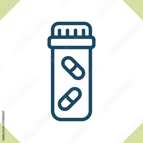 Pill Bottle Icon