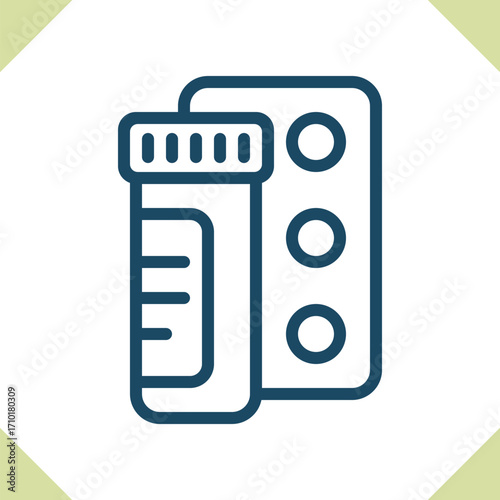 Pill Bottle Icon