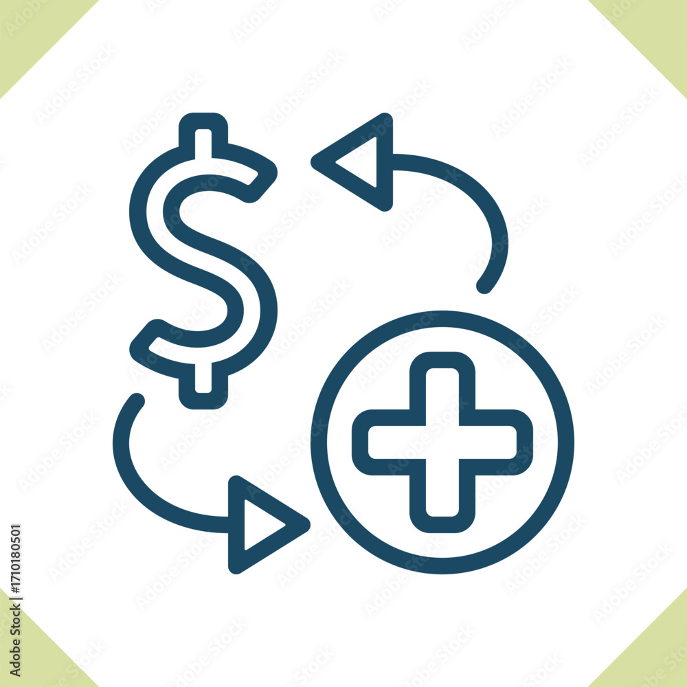 Obraz premium Health Insurance Icon