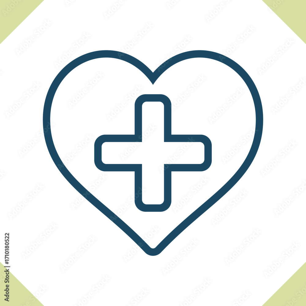Fototapeta premium Health Care Icon