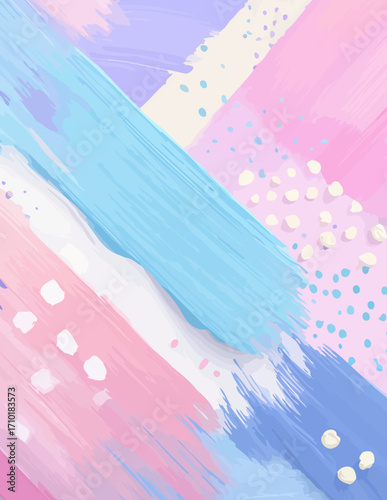 Abstrakte Pinselstrich-Textur mit Pastellfarben
