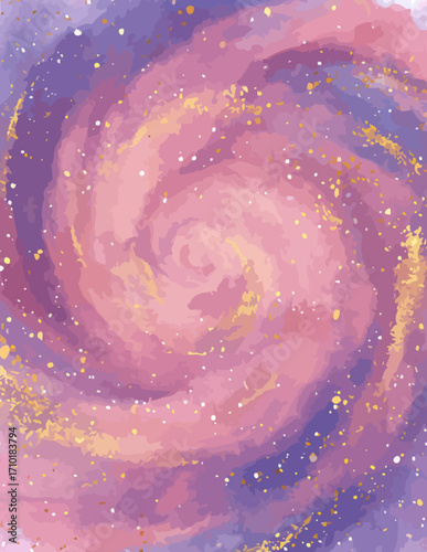 Pastellrosa Wirbel-Hintergrund, Vektor-Stil