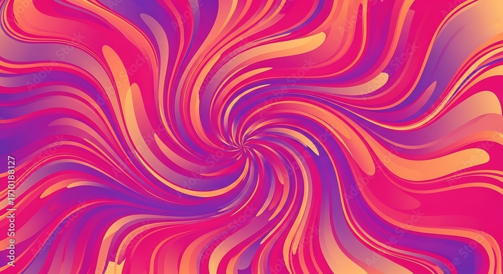 Fototapeta premium Abstract Swirling Colors Design.