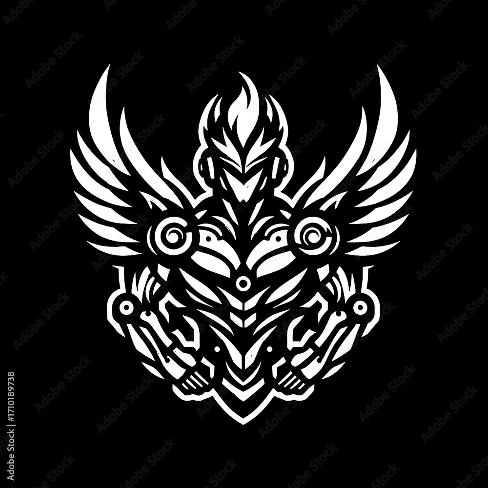 Fototapeta premium eagle tattoo design