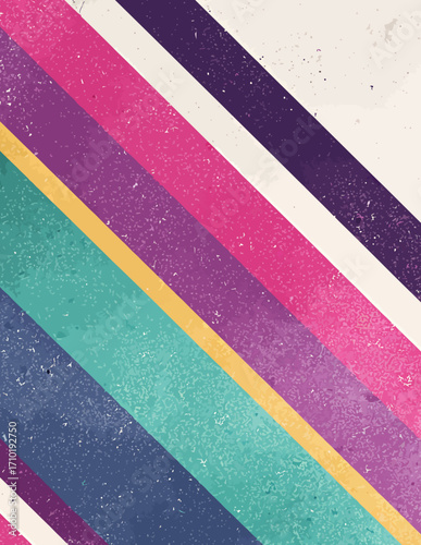 Abstrakte diagonale Streifenmuster mit Vintage-Textur
