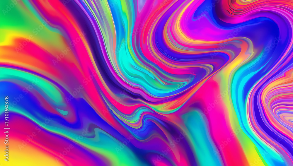 Fototapeta premium Cool Wallpaper Vibrant Colorful Abstract Background