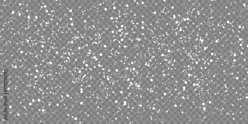 Heavy snowstorm with frozen snowflakes texture in winter season