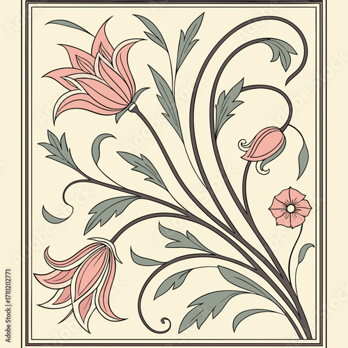 Minimal Floral Renaissance Fusion