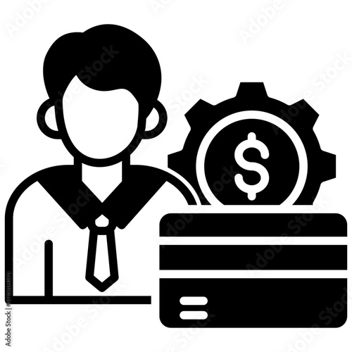 Credit Management glyph icon