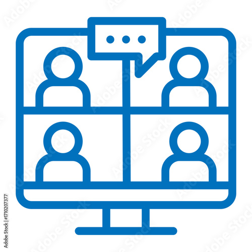 video conference icon