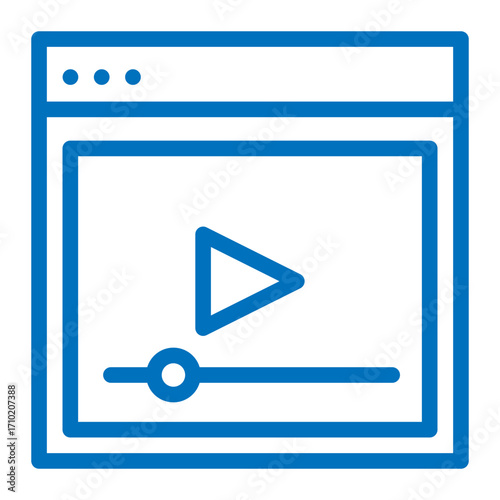 video tutorial icon