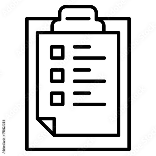 Set In Order line icon