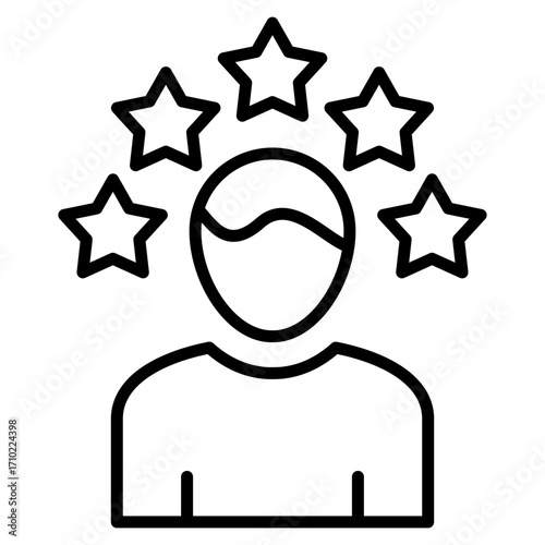 Credibility line icon