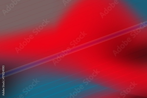 Stylish red blue abstract background with blurred effect lines, red wallpaper design